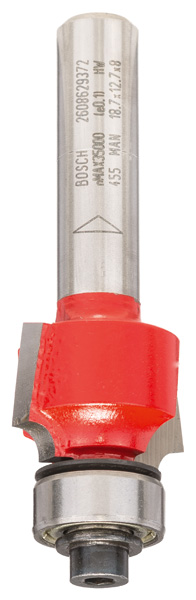 Bosch Abrundfräser Expert for Wood, 8 mm, D 18,7 mm, R1 3 mm, L 12,7 mm, G 55 mm