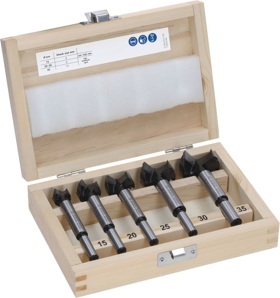 Bosch EXPERT Laminated Wood Scharnierlochbohrersatz, 15/20/25/30/35 x 60 x 90 mm, 5 St