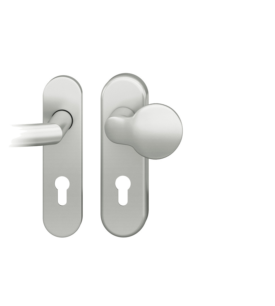 FSB Schutz-Wechselgarnitur mit Kurzschild 73 7374, SK2, Aluminium