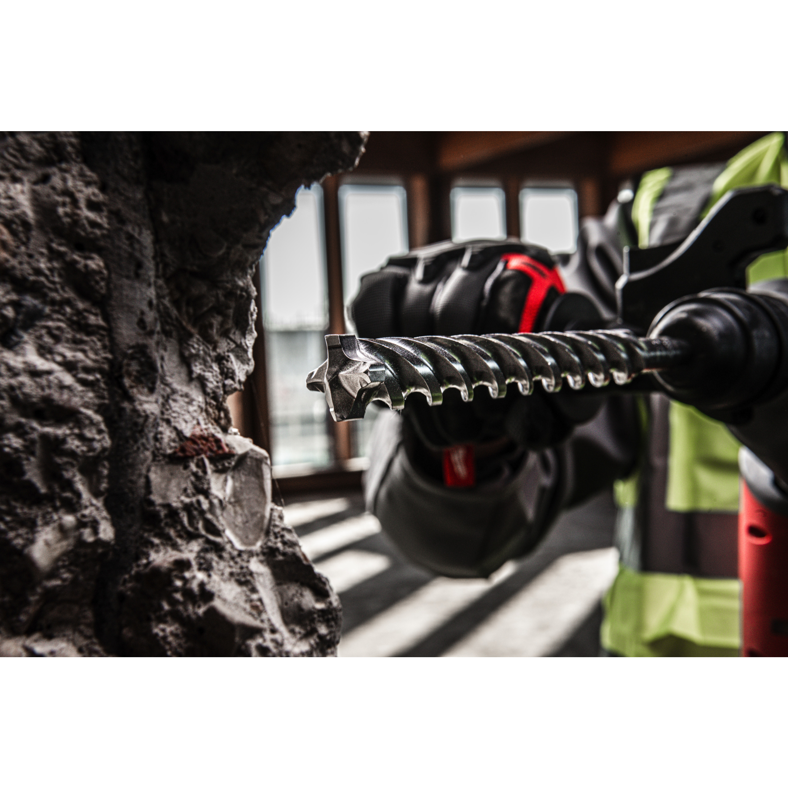 Milwaukee Hammerbohrer-Set 5/6/6 x 115mm, 6/6/8/8/8/10/12 165 mm in PACKOUT kompatibler Kassette Hammerbohrer MX4 SDS-Plus Set 10-teilig