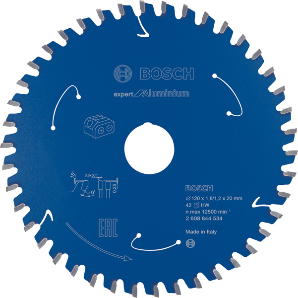 Bosch Akku-Kreissägeblatt Expert for Aluminium