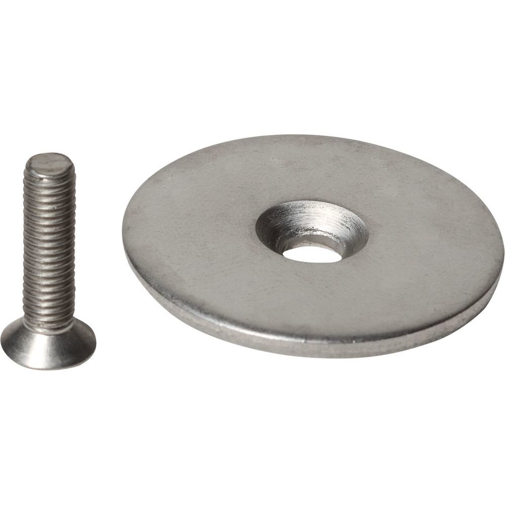 Deckscheibe DORMA 7432, Edelstahl