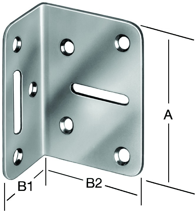 Verstellwinkel VORMANN AUGUST 000175, verzinkt