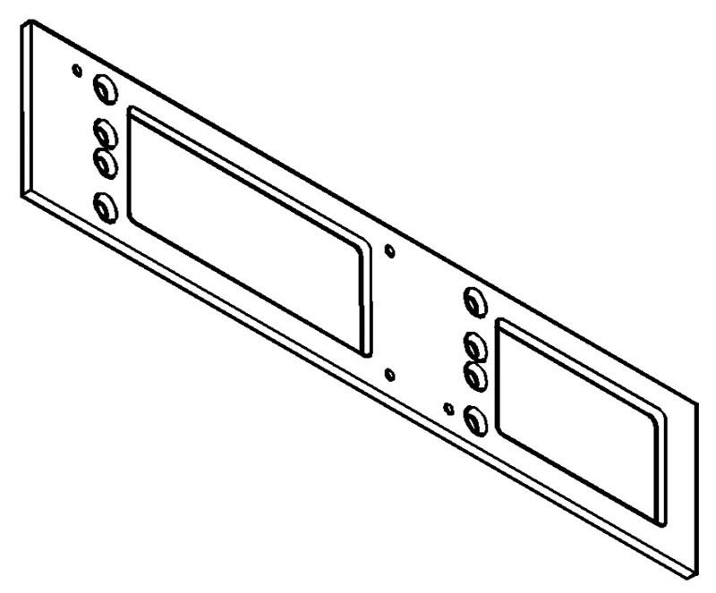 Montageplatte GEZE für TS 5000/4000, Aluminium Montageplatte GEZE für TS 5000/4000, Aluminium