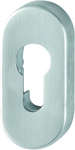 HOPPE Schlüsselrosettenpaar E55S, Edelstahl