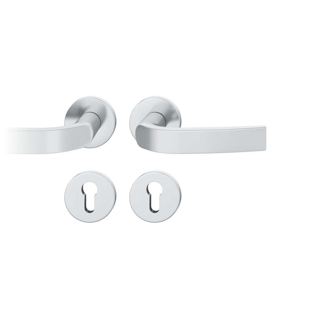 FSB Drückergarnitur mit Rosetten 72 1271, rund, mit Nocken, VK 8, AGL3, Edelstahl