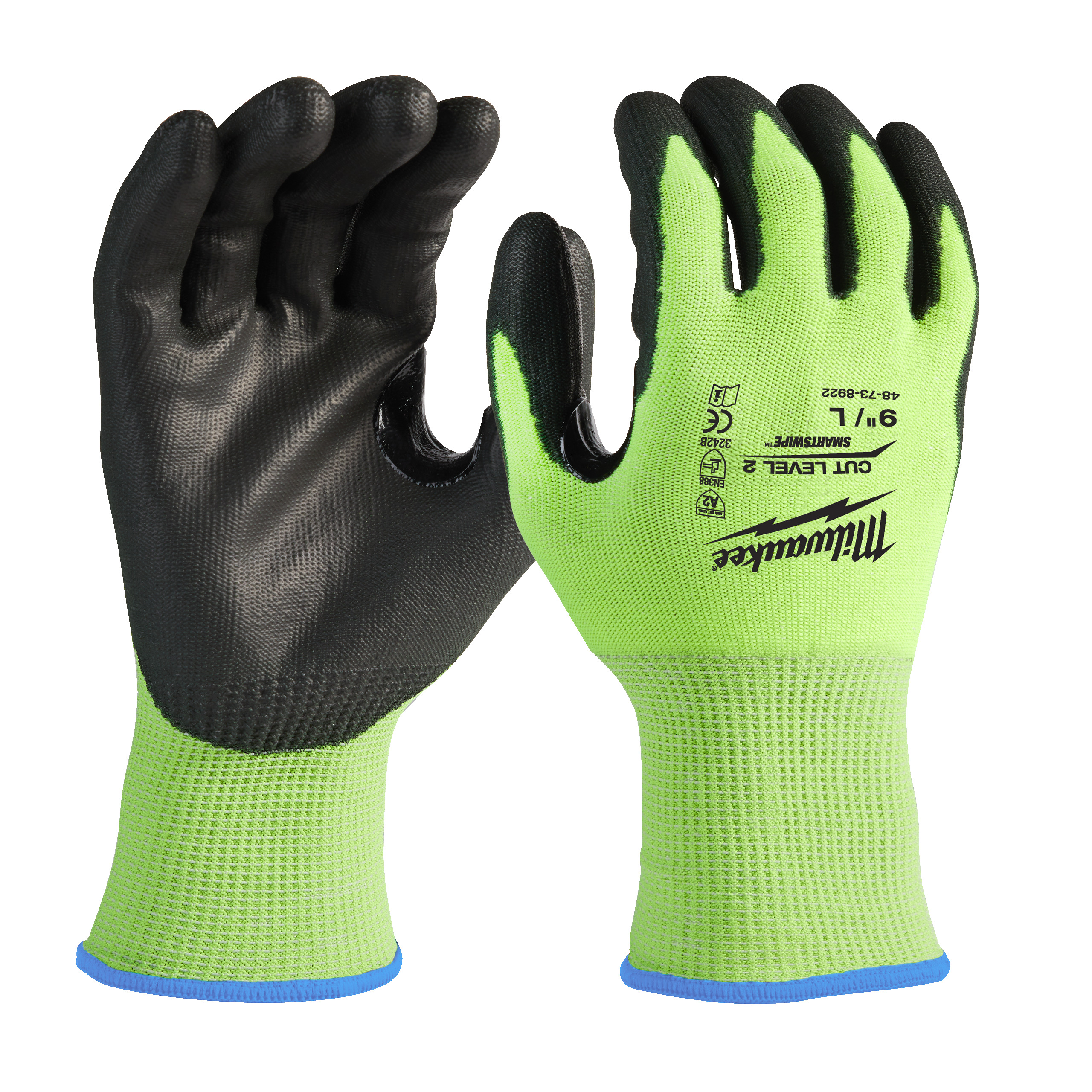 Milwaukee Schnittschutzhandschuhe Größe 9 (L) Hi-Vis Klasse 2/B