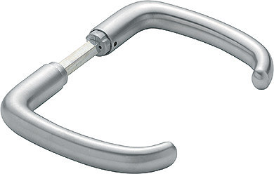 HOPPE Drückerpaar San Francisco GD-E1301Z, 8mm, L 66, TS 35-45,edelstahl matt