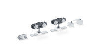Set Doppelrollenwagen GEZE Rollan 80 NT, Kunststoff