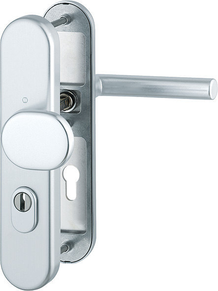 HOPPE Sicherheits-Wechselgarnitur Amsterdam FS-86G/3332ZA/3310/1400F,LS ov.,15mm,ES1,ZA/PZ 72/9,F1,TS 42-47