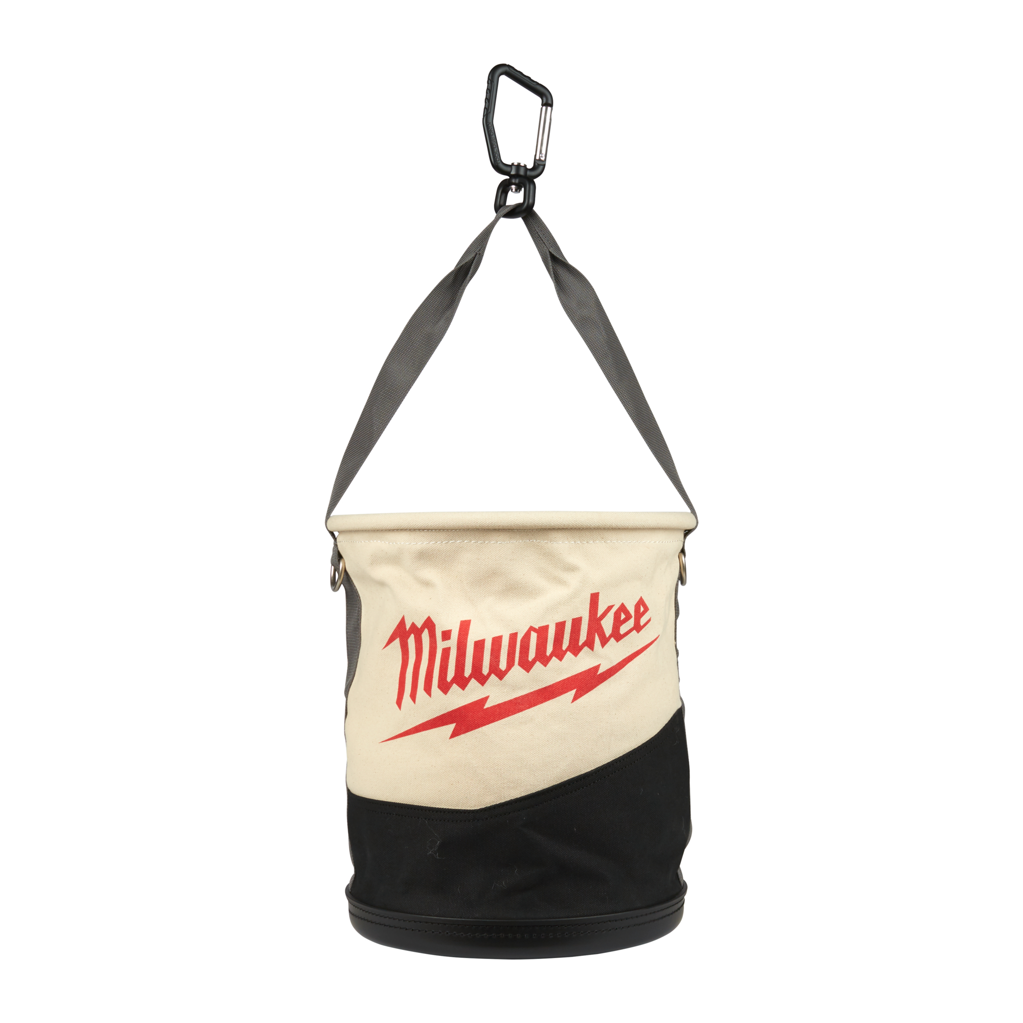 Tasche, Schultertasche, Canvas-Tasche, Zweifarbig, Milwaukee-Logo