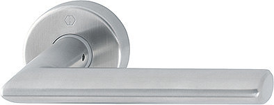 HOPPE Drücker-Halbgarnitur Stockholm ohne Schlüsselrosette E1140Z/42H, VK10, mit Stütznocken, Edelstahl