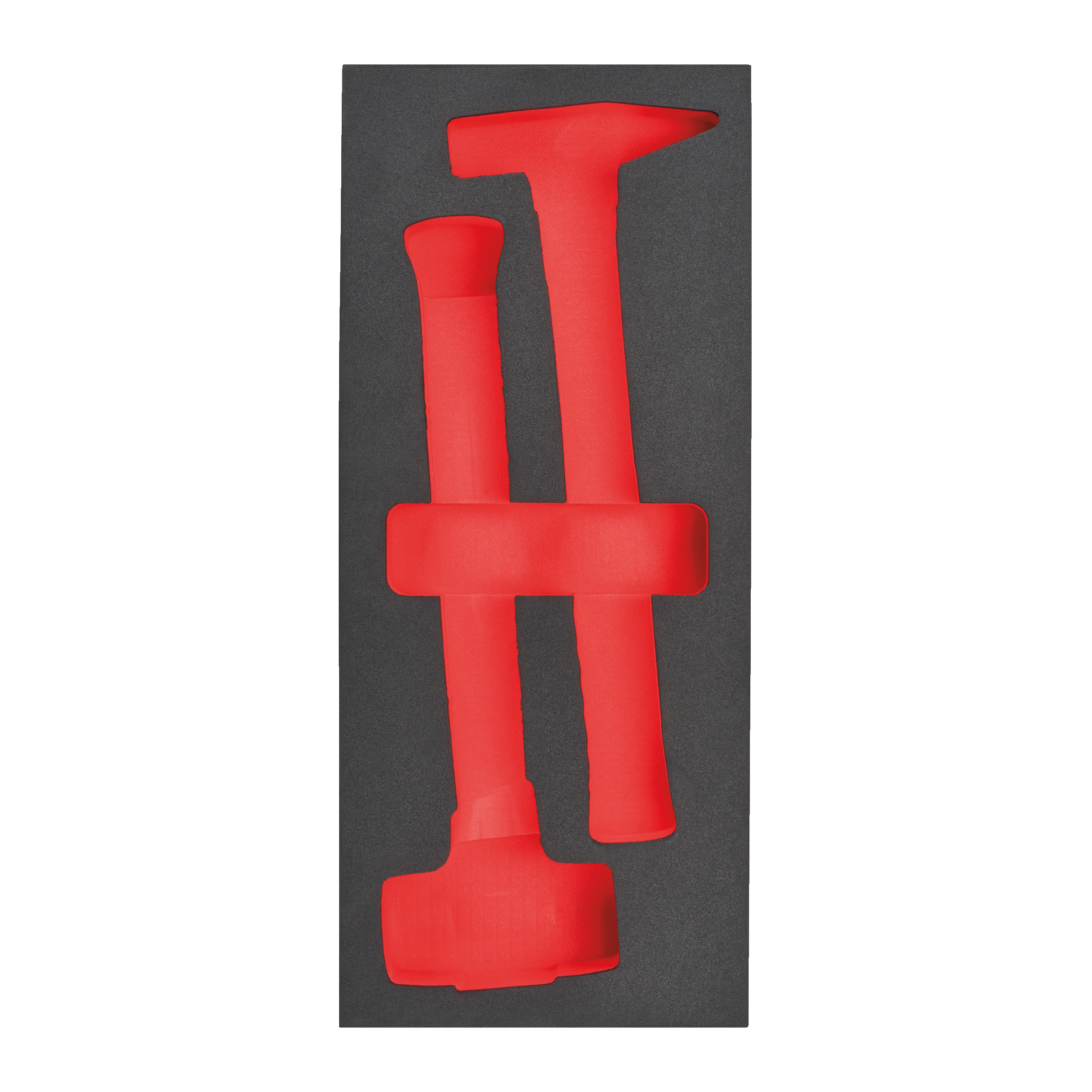 Milwaukee Einlage für Schlosser- und Schonhammer, Werkstattwagen 78 cm Ersatz-Einlage 1/3