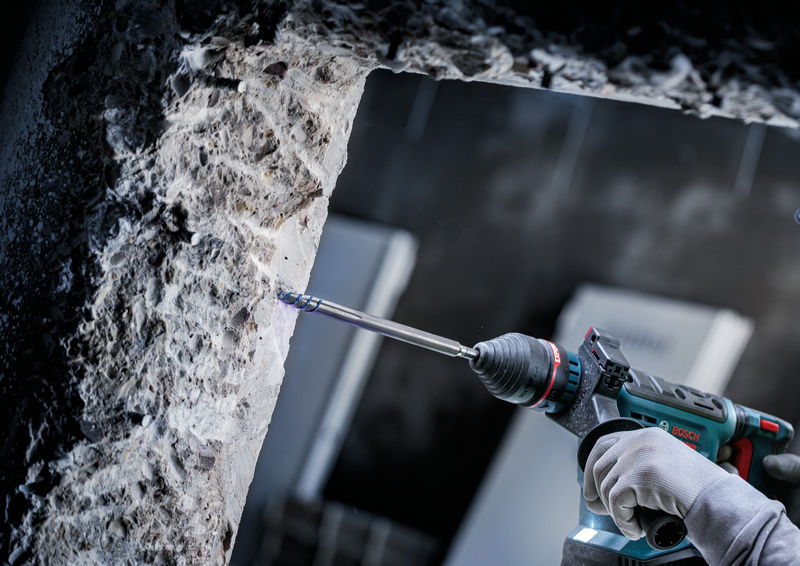 Detailbild, Bohrmaschine, Schraubbohrer, Bohrer, Elektrowerkzeug, Metallbohren