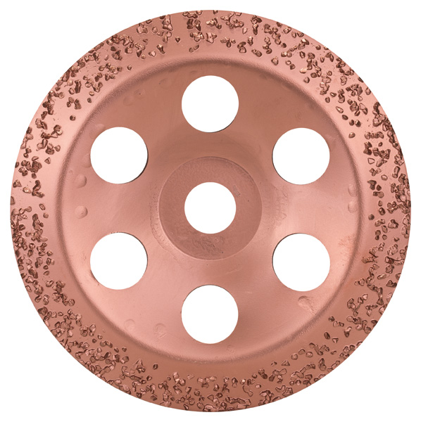 Bosch Carbide-Schleifköpfe, 180 mm, Feinheitsgrad grob, Scheibenform schräg