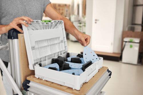 Anwendungsbild Schleifmittel-Systainer³ Granat SYS-STF DELTA GR-Set