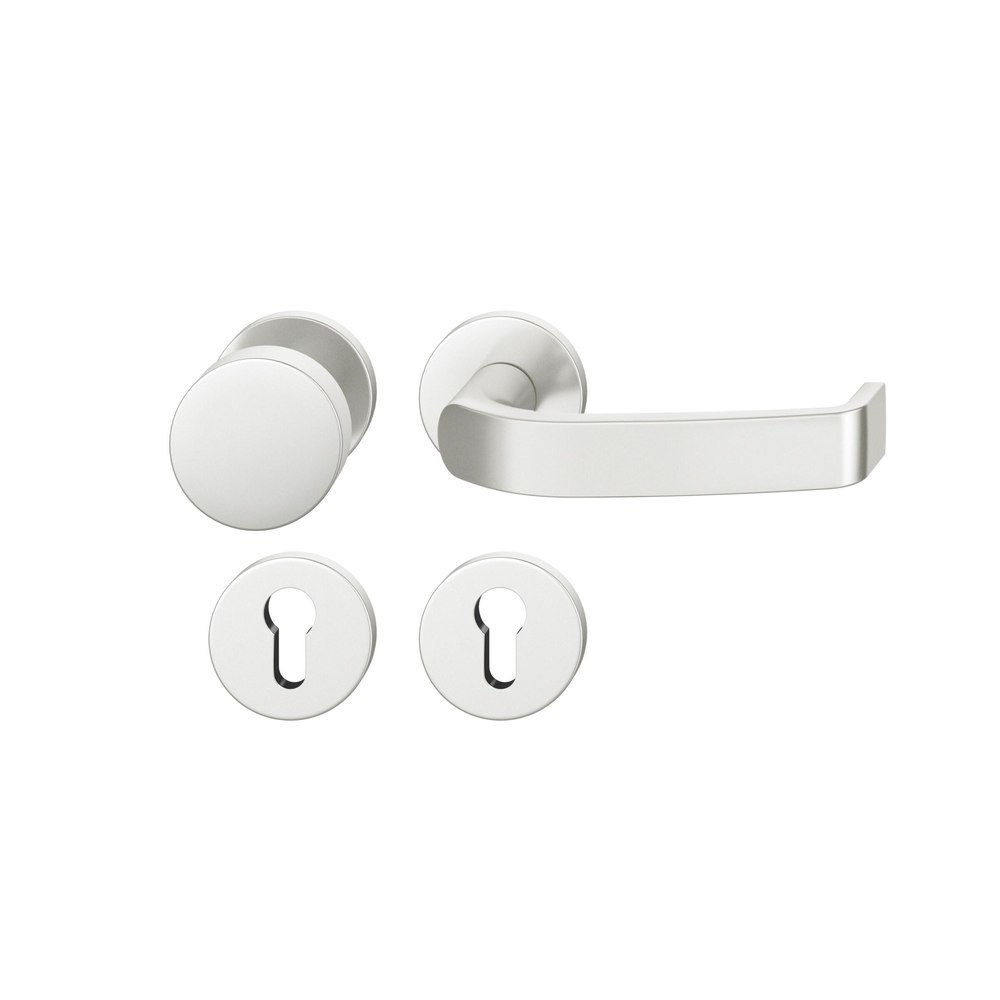 FSB FH Wechselgarnitur mit Rosetten 79 1272, AGL3, rund, VK 9 mm, Aluminium