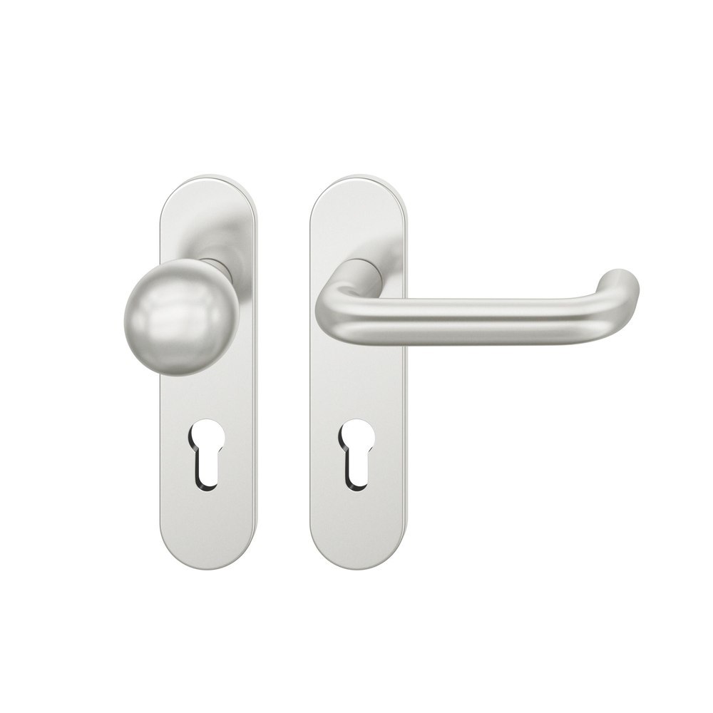 FSB Wechselgarnitur mit Kurzschild 72 1070, AGL3, Aluminium