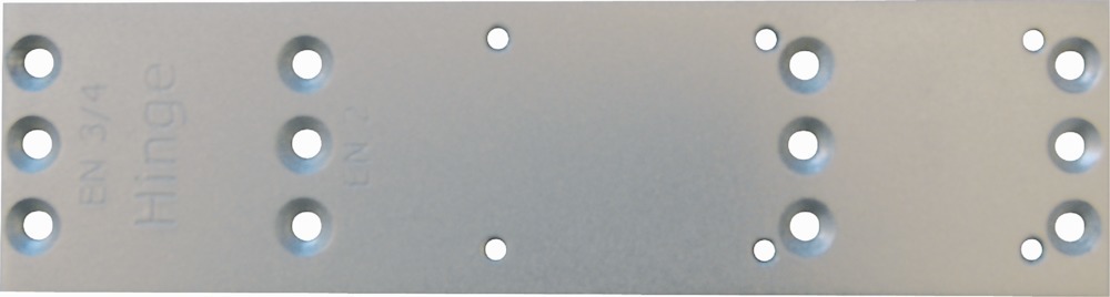 Montageplatte effeff DCA161, Aluminium