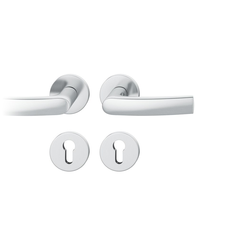 FSB Drückergarnitur mit Rosetten 72 1015, rund, mit Nocken, VK 8, AGL3, Edelstahl