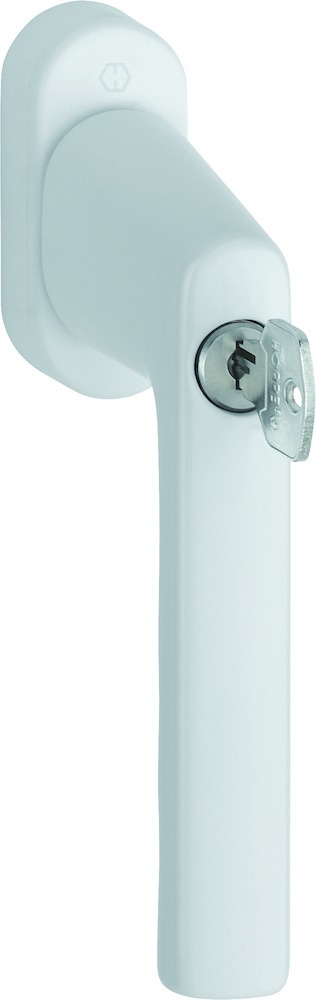 HOPPE Fenstergriff Hamburg 0700LS/U26, abschließbar, oval