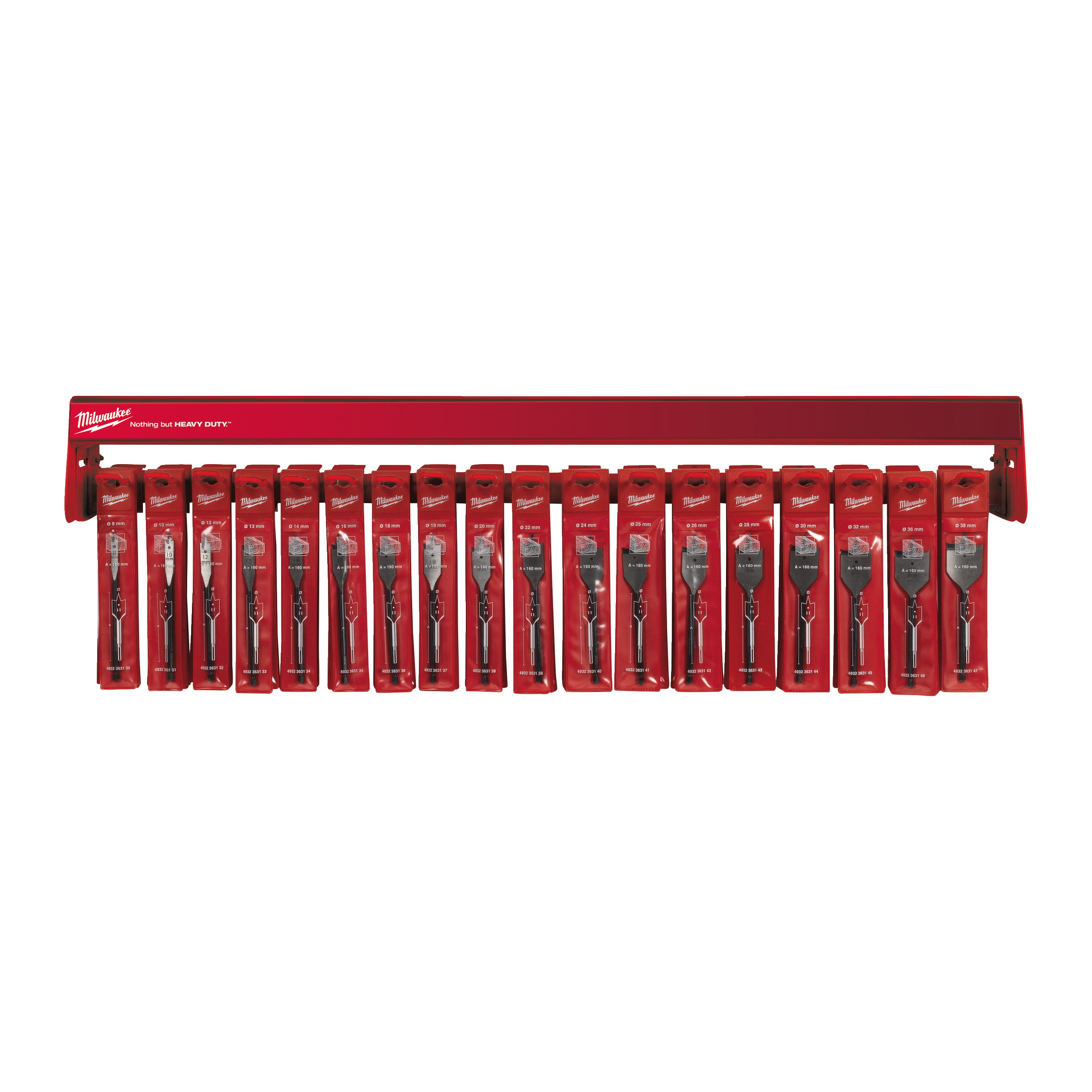 Milwaukee Flachholzbohrer 1 m Modul