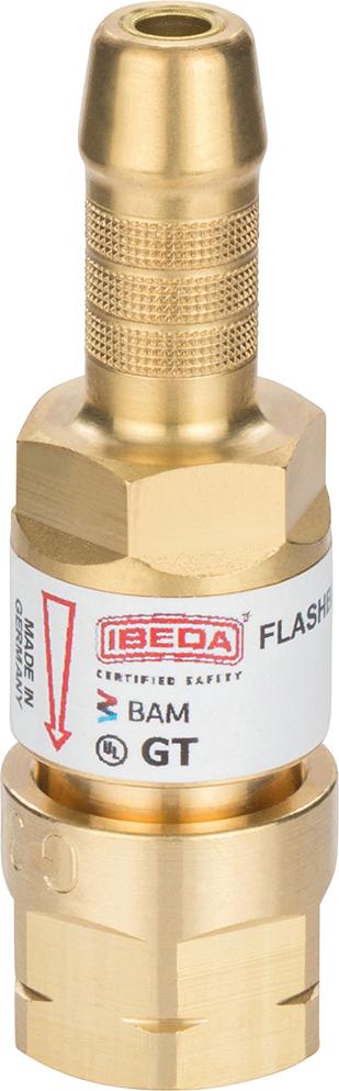 Sicherheitseinrichtung mit Tülle