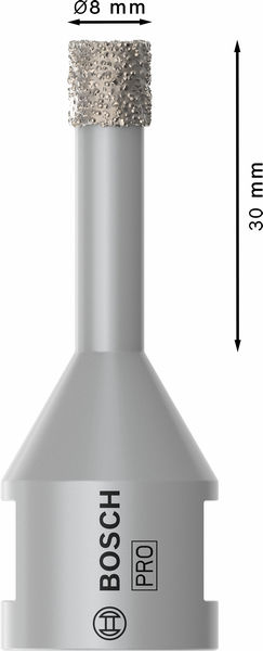 Bosch PRO Core Cutter dry, 8 x 30 mm