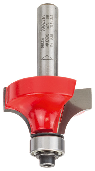 Bosch Abrundfräser Expert for Wood, 8 mm, D 31,75 mm, R1 9,5 mm, L 18 mm, G 60 mm