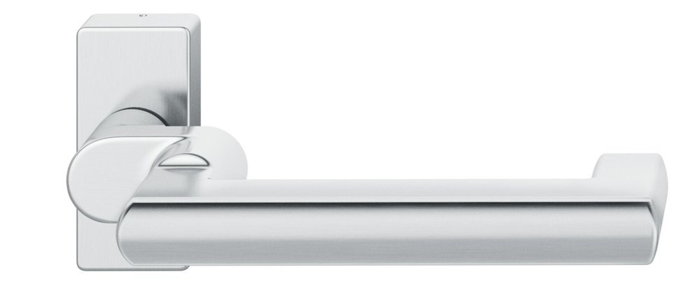 FSB Drücker-Halbgarnitur ohne Schlüsselrosette 06 1031, eckig, VK 8 mm, Aluminium