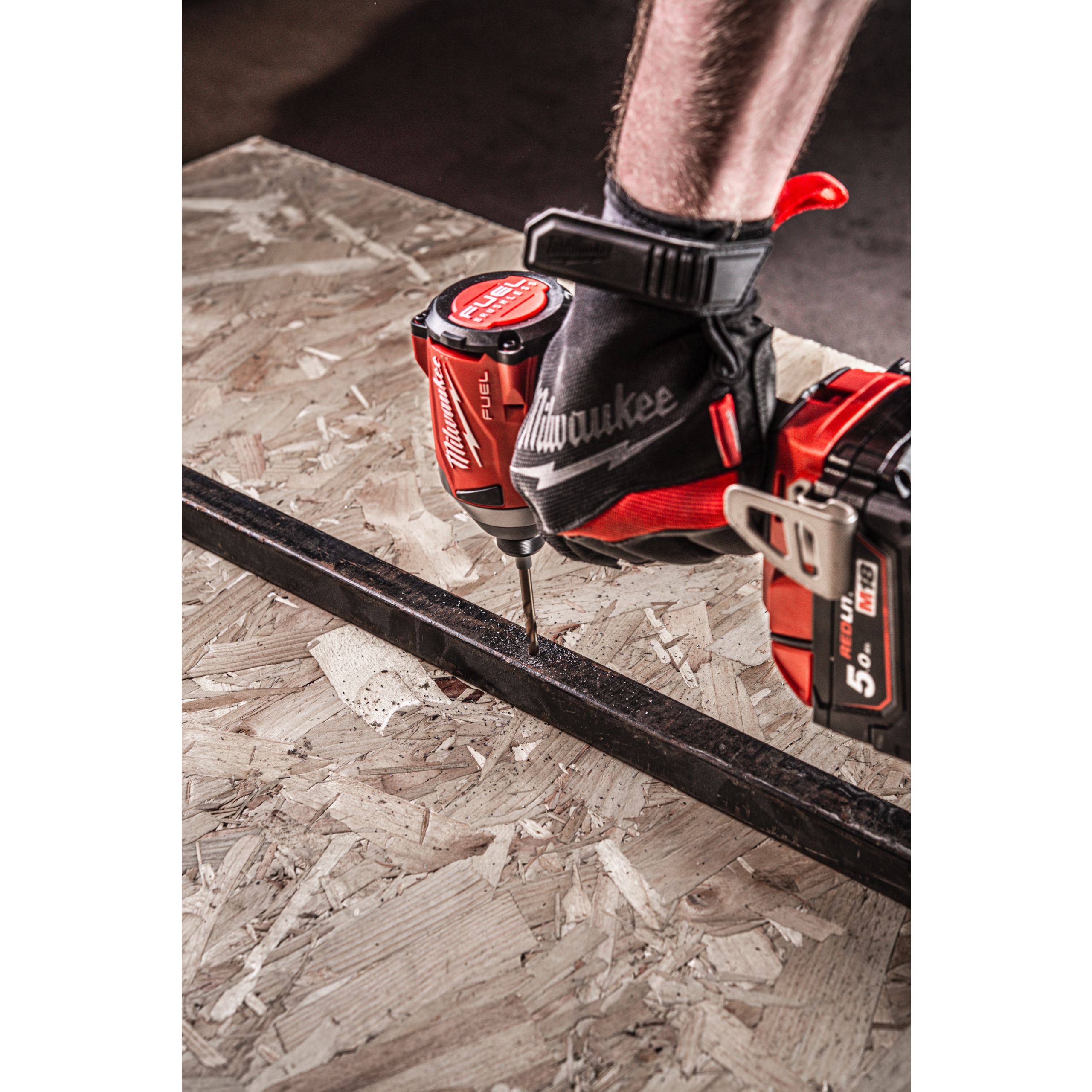 Milwaukee Metallbohrer HSS-G TiN 2,5 x 62 mm SHOCKWAVE RED HEX Titan 1/4" 10er Pack