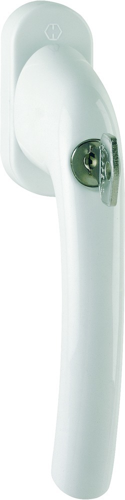 HOPPE Fenstergriff Tôkyô abschließbar 0710S/U26, mit Schrauben, Aluminium