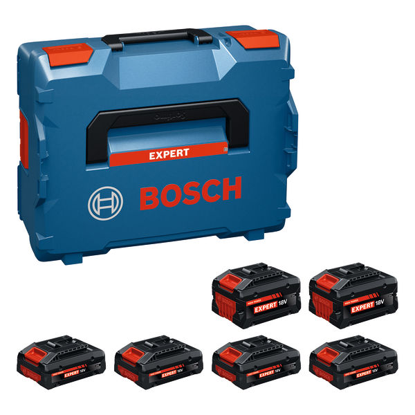 Produktbild Lieferumfang, Koffer, Batterie-Set, Bosch, Akku-Pack, 18V