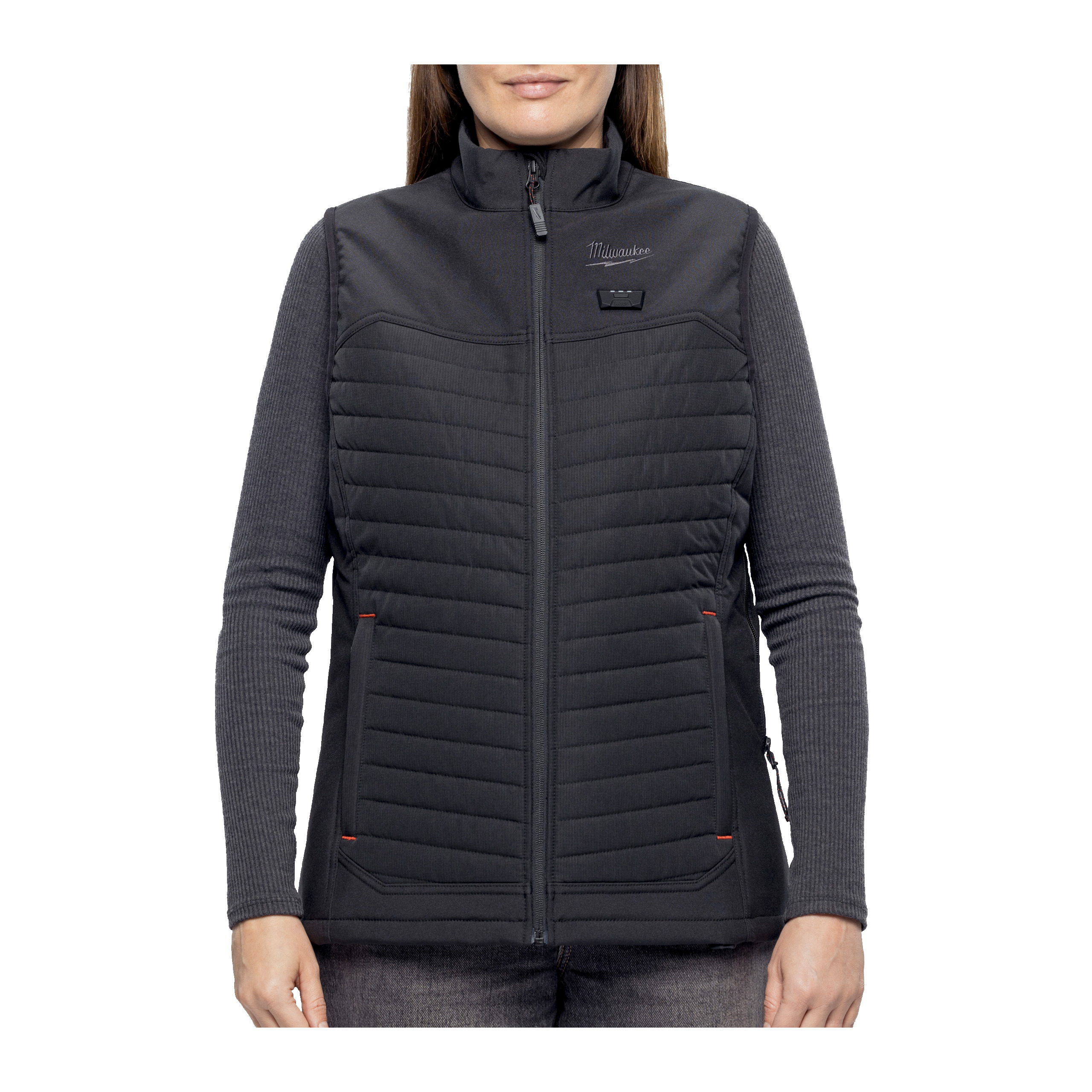 Weste, Gesteppte Jacke, Steppweste, Reißverschluss, Damen