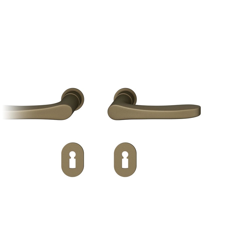 FSB Steckgriff-Drückergarnitur mit Rosetten 15 1106, rund, VK 8 mm, Aluminium