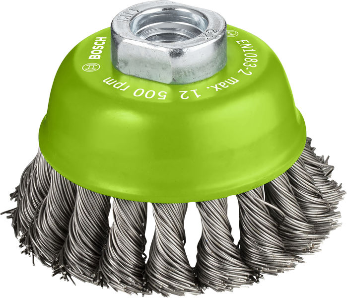 Bosch PRO Stainless Steel heavy Topfbürste, 75 x 0,5 mm, Gewinde