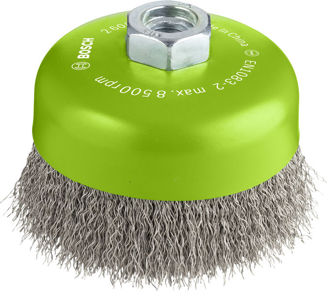 Bosch PRO Stainless Steel clean Topfbürste, 100 x 0,3 mm, Gewinde